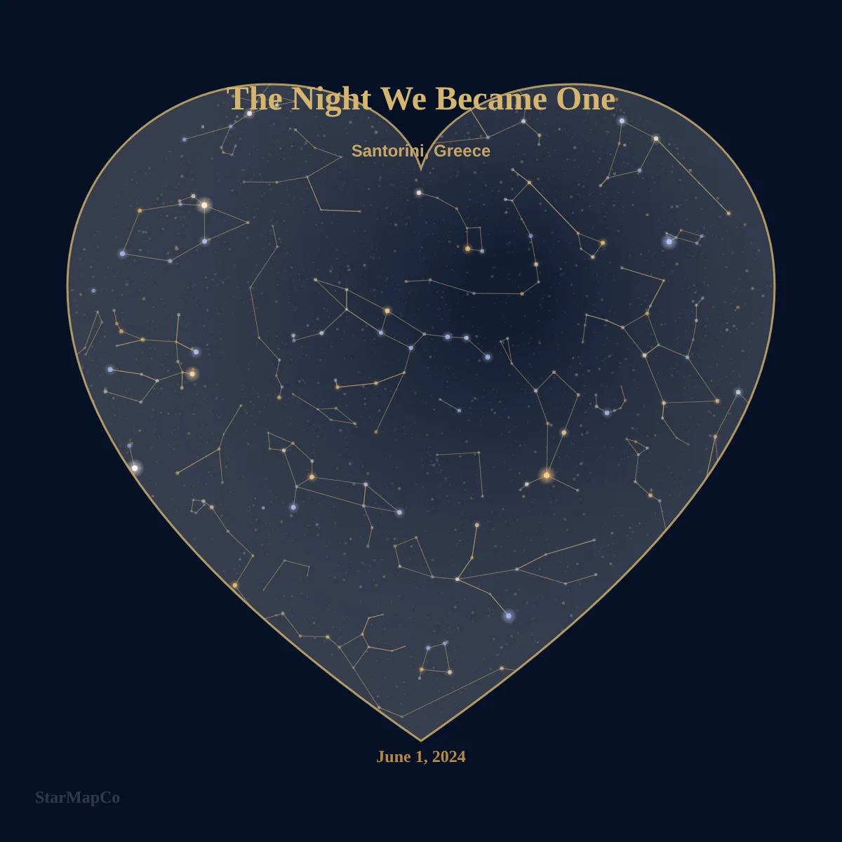 Wedding · Aurora Night star map